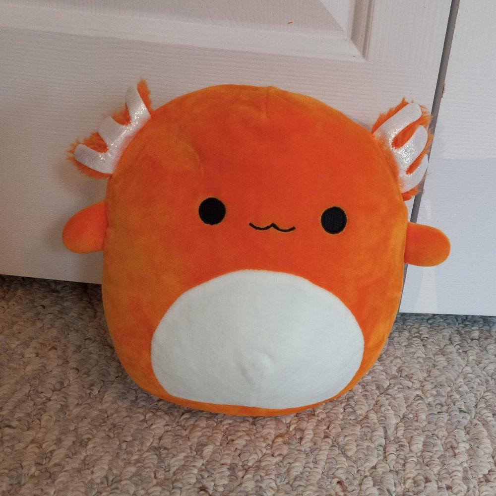 Orange Axolotl Squishmallow